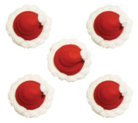 Vorschau: 5 Nikolausmützen Cake Topper