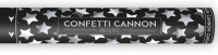 Silberne Sternchen Konfetti Kanone 40cm