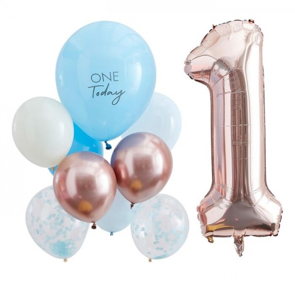 One Today Ballonset blau