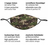 Vorschau: Mund Nasen Maske camouflage für Erwachsene