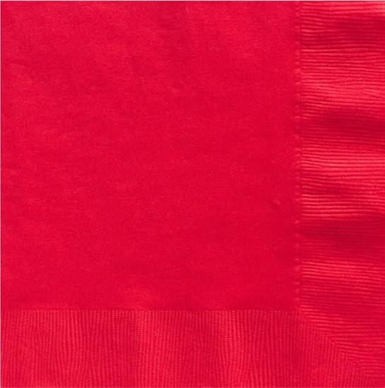 50 Rote Servietten Basel 33cm