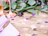 Roségold metallic Konfetti 15g