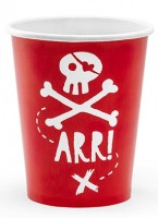 6 Südsee Piraten Becher 220ml