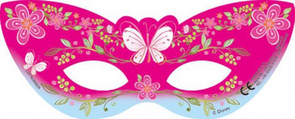 Prinzessinnen Traum Kindergeburtstag Maske 6er Pack