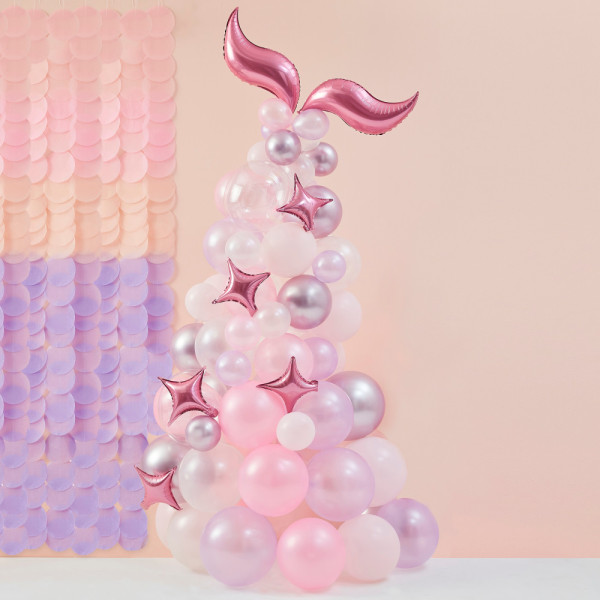Be Mermaid Ballongirlande 80-teilig