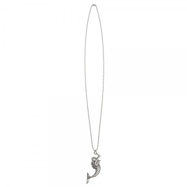 Silberne Mermaid Coral Halskette 3