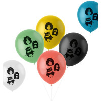 6 Monster Festival Latexballons 33cm