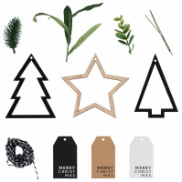 Vorschau: Weihnachtliches Geschenkeanhänger-Set