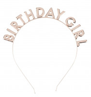 Roségoldener Birthday Girl Haarreif