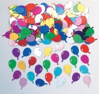Kunterbunte Luftballon Party Streudeko Fiesta Metallic