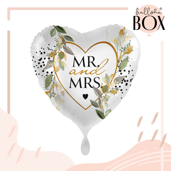 Balloha Geschenkbox DIY Mr. & Mrs. Botanical XL