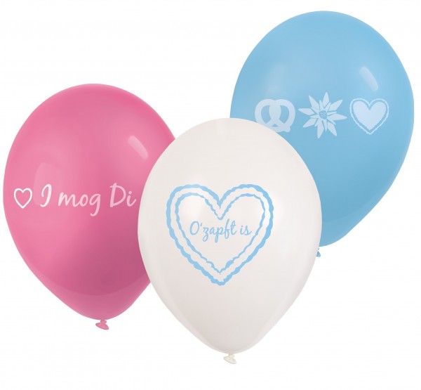 6 O zapft is Latexballons 23cm