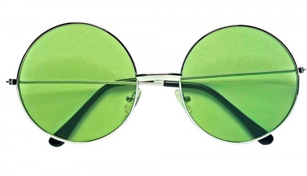 Hippie Brille John grün
