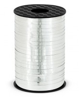 225m Geschenkband Hong Kong metallic-silber