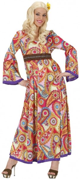 Langes lässiges Hippie Damenkleid