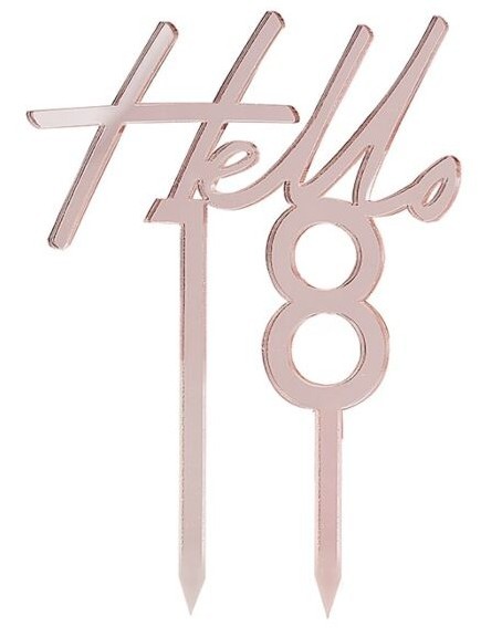 Hello Eighteen Tortendeko