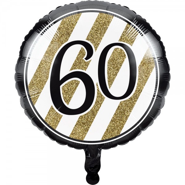 Magical 60th Birthday Folienballon 46cm