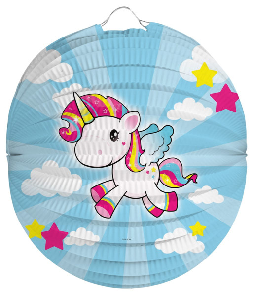 Einhorn Poppy Lampion 22cm