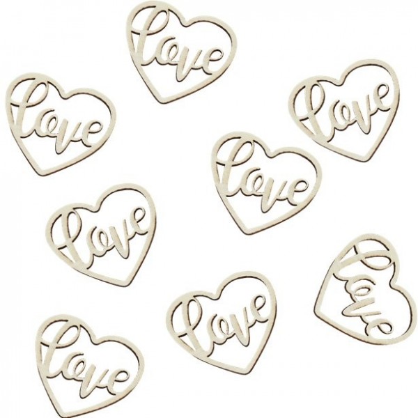 24 Landliebe Hochzeit Herz Streudeko