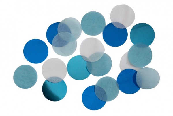 Shiny Blue Konfetti