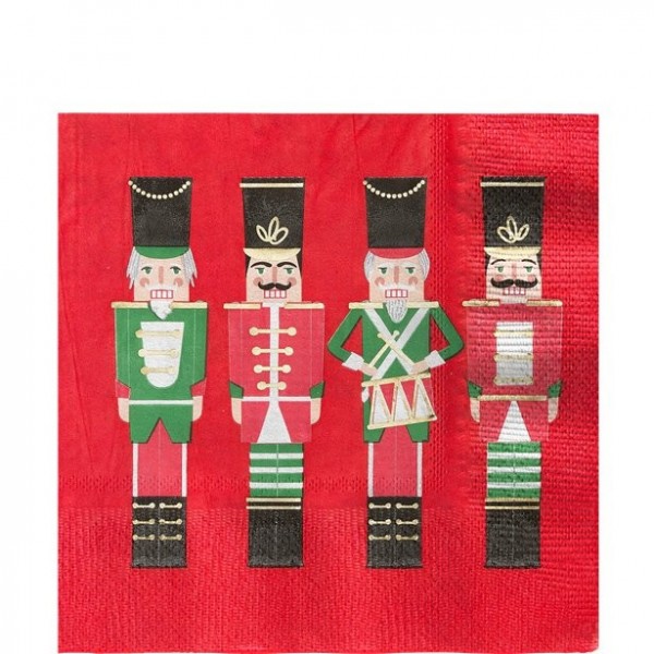 16 Nusskancker Servietten 33cm
