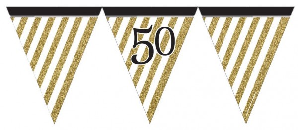 Magical 50th Birthday Wimpelkette 3,7m