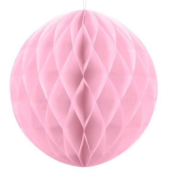 Wabenball Lumina hellrosa 40cm