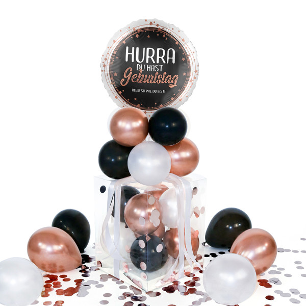 Balloha Geschenkbox DIY Hurra Geburtstag XL