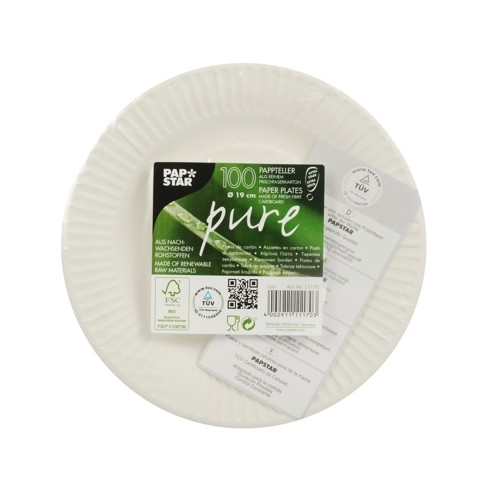 100 Starke FSC Pappteller Puccini 19cm 3