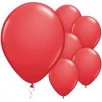 25 rote Latexballons 28cm
