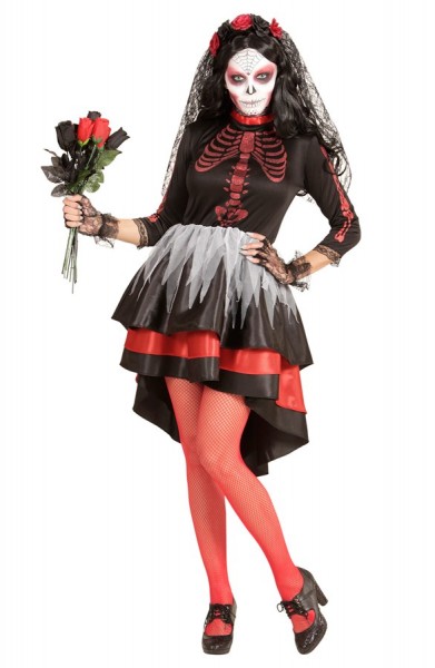 Dia de los Muertos Skelettkostüm für Damen