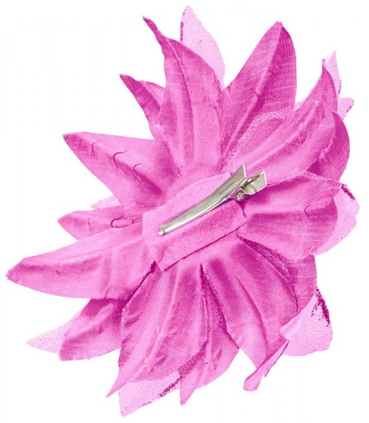 Pinke Blumen Haarspange 4