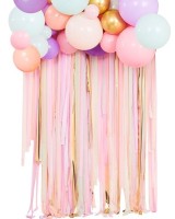 Pastell ballonggirlander dekorationsset 115 delar