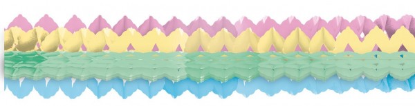 2 Shiny Pastell Rainbow Girlanden 2m