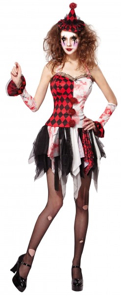 Jester Lady Fetzen Kostüm Für Damen