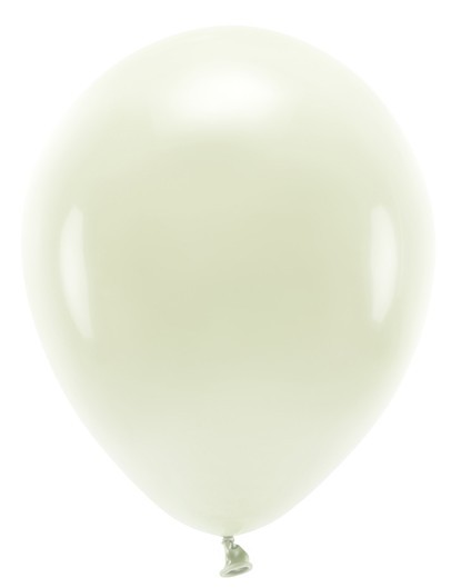 100 Eco Pastell Ballons creme 26cm