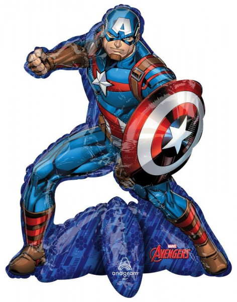 Captain America Folienballon stehend