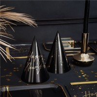 6 Royal New Year Partyhüte 16cm