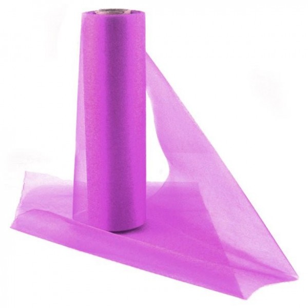 Violetter Organza Stoff Judy 25m x 29cm