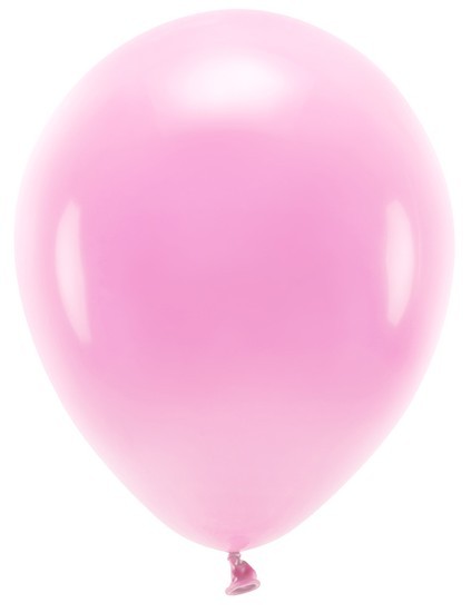 100 Eco Pastell Ballons rosa 30cm