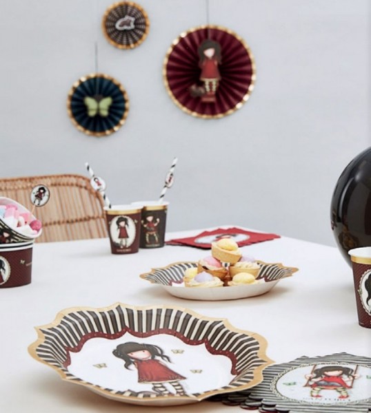 8 Santoro Gorjuss Ruby Papier-Strohhalme 2