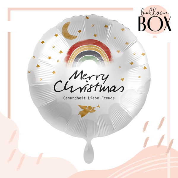 Balloha Geschenkbox DIY Christmas Rainbow XL