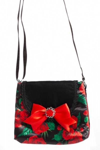 50er Jahre Handtasche Rosengarten