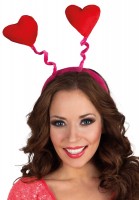 Roter Herzen Haarreif