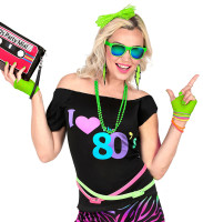 Vorschau: Netzhandschuhe fingerlos neon-grün