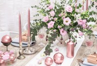 Förhandsgranskning: 10 bollljus Torino roséguld 6cm