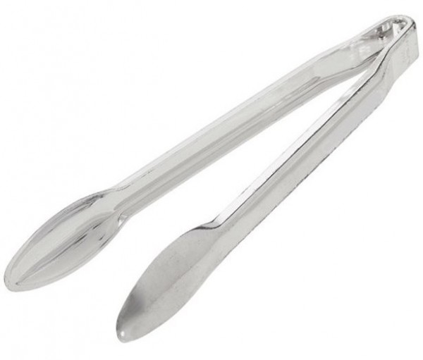 Silberne Kunststoff Servierzange