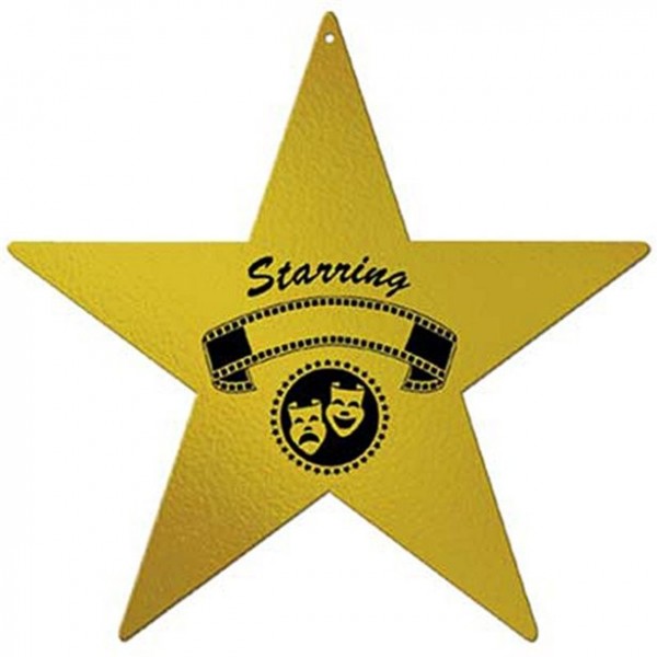 Hollywood Stern Raumdeko 30cm
