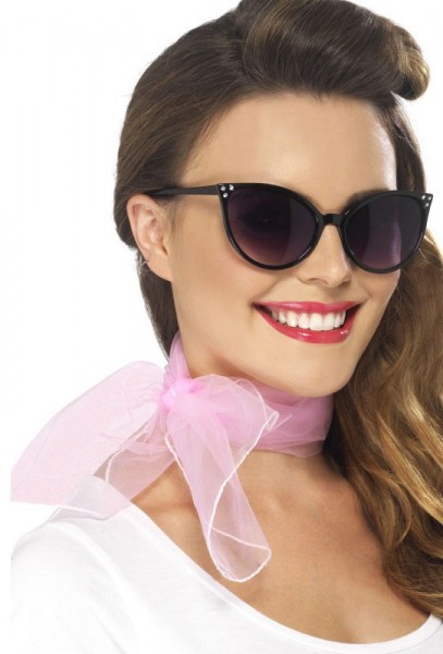 50er Jahre Halstuch Aus Chiffon