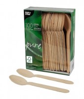 100 FSC Holz Löffel Alceste 15,7cm